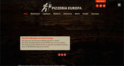 Desktop Screenshot of pizzeria-europabar.de